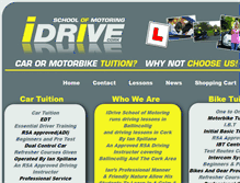Tablet Screenshot of idrivecork.com